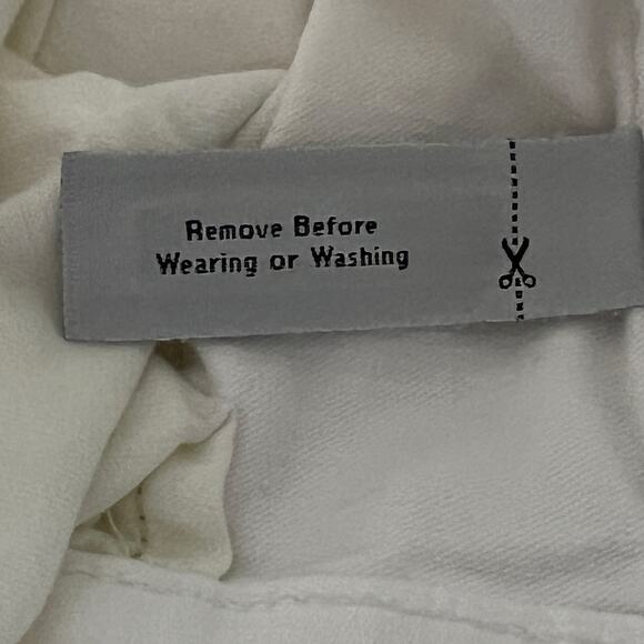 J. Crew Toothpick Mid Rise Denim Skinny Ankle Jeans Women's Size 28  White - Picture 7 of 10